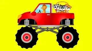 Monster truck - a fairy tale for children