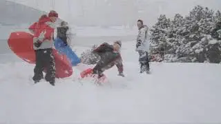 Sledding in Utah