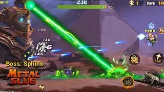 Metal Slug Code J Gameplay | Boss Sphinx