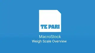 Macrostock Weigh Scale Overview