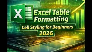 Excel Table Formatting Cell Styling for Beginners 2026