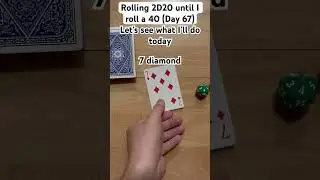 Rolling 2D20 until I roll a 40 (Day 67)
