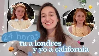 un día comiendo como en la película TU A LONDRES Y YO A CALIFORNIA 👩🏻‍🦰🥪🍪 | Irene Rain