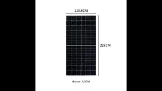 Panel SOLAR LUXEN MONOCRISTALINO 550WP 144 CELDAS