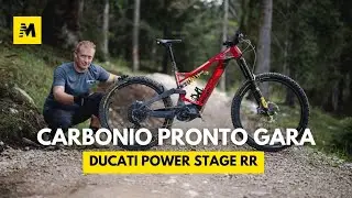 La rossa in carbonio pronta per l'E-Enduro! Ducati PowerStage RR