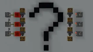 Redstone Torches vs Pistons Locking Hoppers Lag Comparison | Minecraft