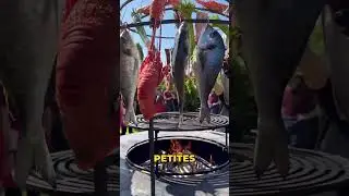 La cage terre et mer du braséro 🔥🦞🐟🥩 Tournebroche Gueuleton Alpes