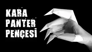 Paper Black Panther Claw | Origami Black Panther Paw