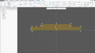 Creo Parametric Tutorial: Creating a simple shaft by revolve feature