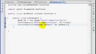 Eclipse and Java for Total Beginners - Lesson 7