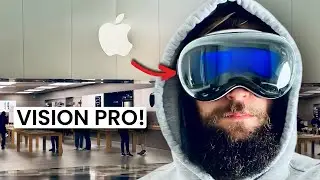 Apple Vision Pro In Store Experience, Unboxing & First Impressions! (vlog)
