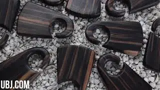 Areng Wood Locket Ear Weights | UrbanBodyJewelry.com
