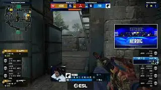 yuurih 1v3 Clutch vs HEROIC - IEM Rio 2023 | CSGO