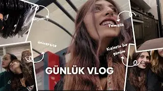 Yağmurlu bir gün / klasik üniversite günüm / temizlik / günlük vlog
