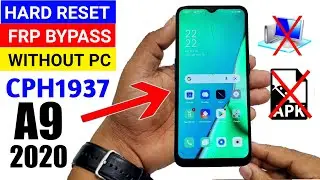 Oppo A9 2020 SCREEN UNLOCK & FRP BYPASS (Without PC)  CPH1937, CPH1939, CPH1941