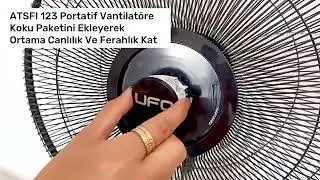 UFO ATSFI-123 İki Salınımlı İyonizerli UK Portatif Vantilatör | Koku Özelliği