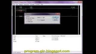 PLC Ladder Diagram for Microcontroller with LDmicro