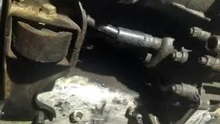 нива с низу в работе