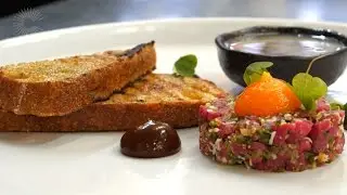 Beef tartare, potted beef with dripping and sourdough toast by Paul Welburn
