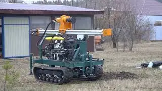 Установка завинчивания сваи Корвет -02СВ