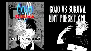 Gojo Vs Sukuna EDIT PRESET XML manga edit #shorts #manga #jjk #gojo #sukuna #edit