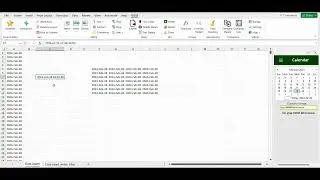 How to insert a date picker in Excel