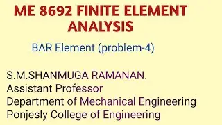 FEA BAR PROBLEM 4
