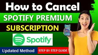 How to cancel Spotify Premium Subscription | cancel spotify subscription in 2024