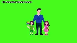 Father Animation Green Screen me