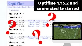 🔴 How to install Optifine for Minecraft 1.15.2 Java Edition and get connected textures! (LINK⬇️)🔴