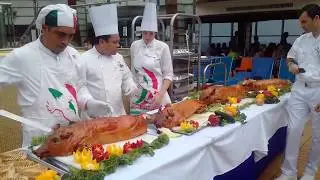 Как кормят в круизах. Корабль Costa Fascinosa, плывем в Бразилию