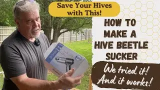 HOW TO MAKE A HIVE BEETLE SUCKER | PEST CONTROL | BEEKEEPING
