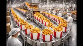 How Fried Chicken Are Made (Factory Process)