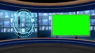 virtual studio green screen video |Tv Studio Background Animation No Copyright | Virtual Studio Free