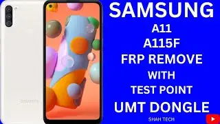 Samsung A11 (A115F) FRP Remove With Test Point Using UMT Tool | Samsung Qualcomm FRP Bypass
