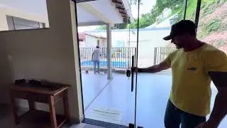 Porta deslizante de vidro , Exodoor