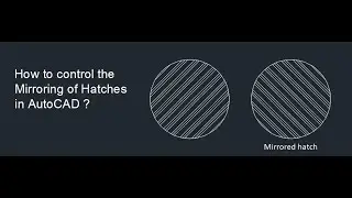 Mirror Hatch Autocad | MIRRHATCH | Hatch Mirror Autocad | Hatch reverse