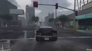 GTA V: Avoiding a jet with driving skills