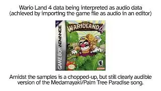 wario land 4 interpreted as audio fragment