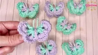 EASY Crochet Butterfly Tutorial