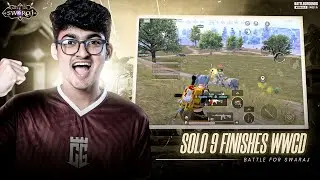 Solo 9 Finishes Chicken Dinner 🍗❤️ | Carnival Dominating Erangle ✈️