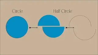 How to cut circle into half in adobe illustrator.
