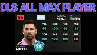 DLS 24 ALL MAX PLAYER. NEYMAR JR . MESSI. rondo .
