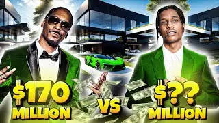 Snoop Dogg vs Asap Rocky - Who is Richer?