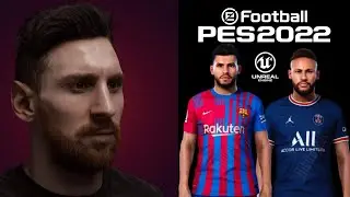 eFootball PES 2022 Unreal Engine Updated Players Face Leaks 😍🔥 II MESSI , BALE II PES UNIQUE