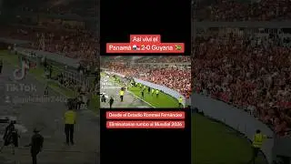 LOS GOLES DE PANAMÁ ANTE GUYANA DESDE EL ROMMEL 🇵🇦🏟 #Shorts #Panamá #Eliminatorias
