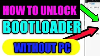 Redmi 5a unlock bootloader without pc