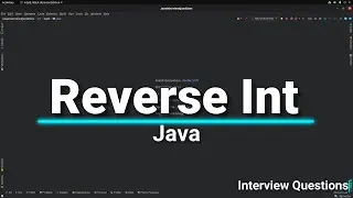 Reverse Int in Java