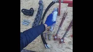 Задняя навеска т25, вал оси мтз. Юмз тягами и поперечиной .Щеки и модернизация Навески. +79900006752