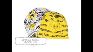 How to sew a beanie hat - madebymepatterns.com